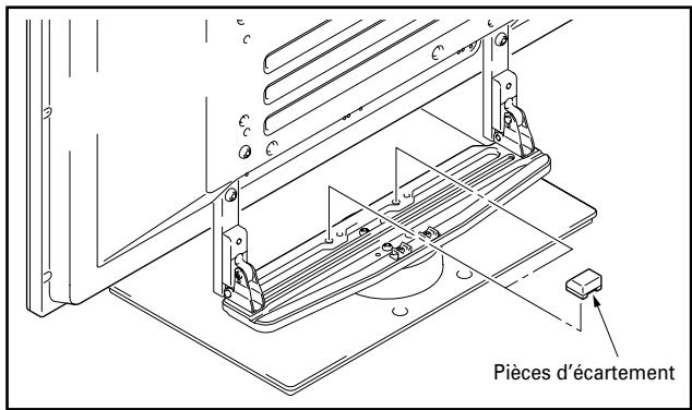 PIONEER PDK-TSO5 - Insertion des pièces d'écartement. - 1