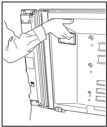 PIONEER PDK-TSO5 - En cas d'installation des haut-parleurs de part et d'autre de l'écran plasma - 1
