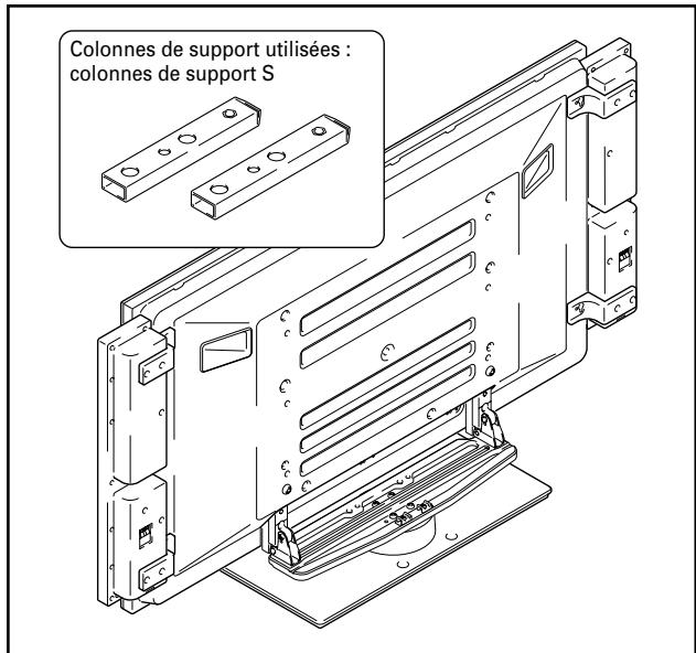 PIONEER PDK-TSO5 - Sélectionnez les colonnes de support à fixer. - 2