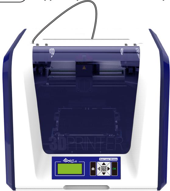 X¥Z PRINTING DA VINCiJUNIOR 3EN1 - Filament here - 1