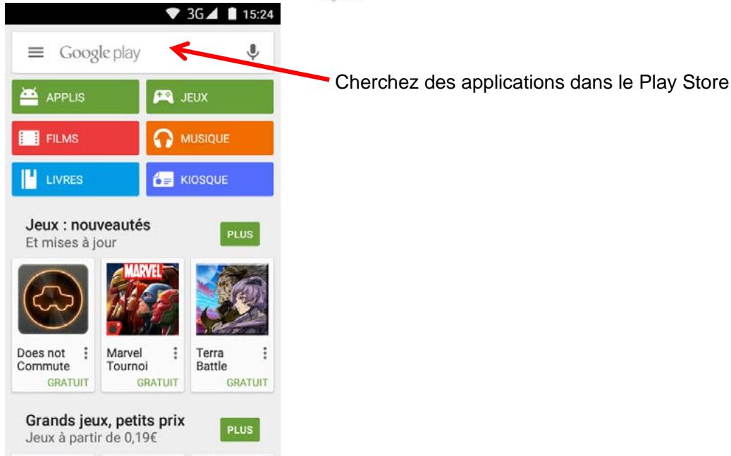 LOGICOM BBOT 553 NOIR - Le bouton applications - 9