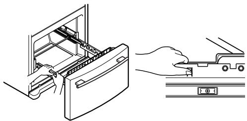 LG-GOLDSTAR GR-I2289STK - Extraction du tiroir détachable - 2