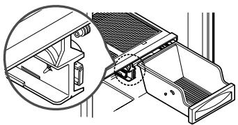 LG-GOLDSTAR GR-I2289STK - Pour réinstaller le bac à légumes: - 2