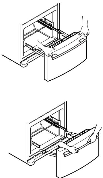 LG-GOLDSTAR GR-I2289STK - Extraction du tiroir détachable - 4