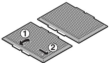 LG-GOLDSTAR GR-I2289STK - Couvercle du BAC avec GRILLE sur la surface interieure - 2