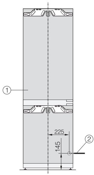 MIELE KF7742D - Raccordements et aération et évacuation d'air - 1