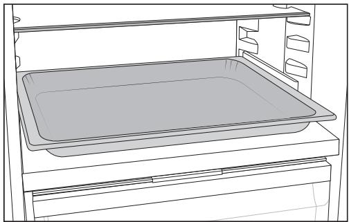 MIELE KF7742D - Insérer l'adaptateur pour la plaque de cuisson - 1