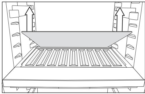MIELE KF7742D - Utiliser le porte-bouteilles dans la tablette - 1