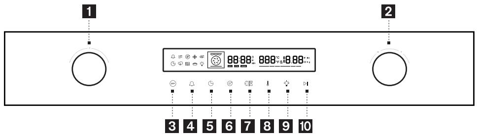 SCHOLTES SOMG1310X - Bandeau de commande - 1