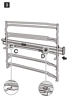 SCHOLTES SOMG1310X - Installer les rails télescopiques - 3