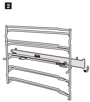 SCHOLTES SOMG1310X - Installer les rails télescopiques - 2