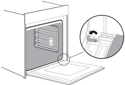 SCHOLTES SOMG1310X - Enlever le capot de la porte - 1