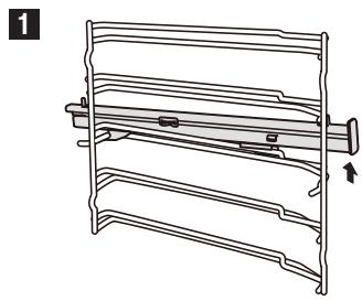 SCHOLTES SOMG1310X - Démonter les rails téléscopiques - 1