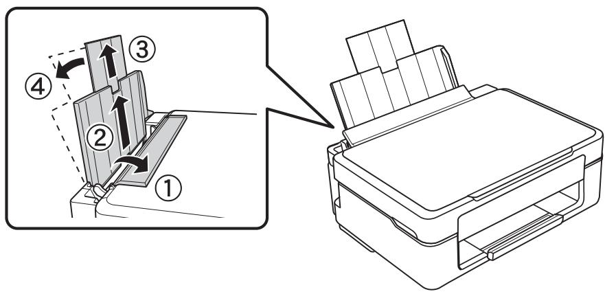 EPSON XP-2150 - Chargement du papier dans la source Alim. papier arrière - 1