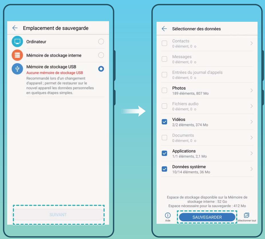HONOR 10_GREY_64604410599 - Sauvegarde de données sur un périphérique de stockage USB - 1