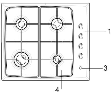 PROLINE PGH 460 BR-EC - PLAQUE gaz et MIXTE - 3