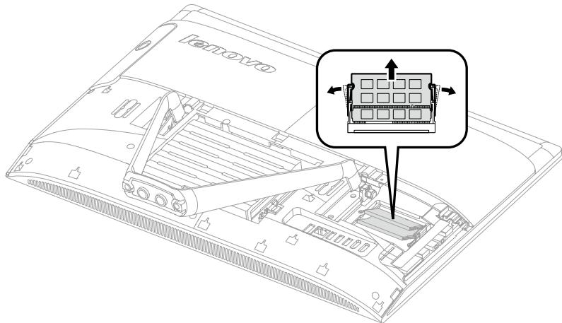 LENOVO C40-05 - Remplacement d'un module de mémoire - 4