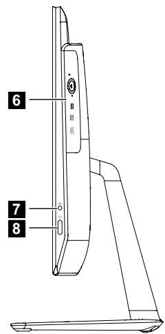 LENOVO C40-05 - Vues latérales gauche et droite de l'ordinateur - 3