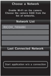 RICOH WG-2 - Réglage des périphériques (pour android) - 2