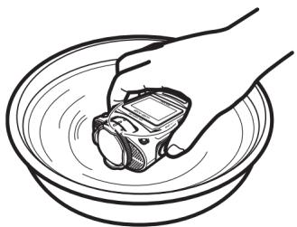 RICOH WG-2 - Précautions à prendre après avoir utilisé la lave-linge dans l'eau - 1