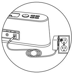 ALTEC LANSING HPSON ALT_M302 - Comment installer l'adaptateur CA - 1