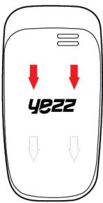 YEZZ C50 DUAL SIM ROUGE - Installer la batterie et la carte SIM - 1