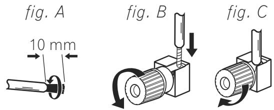 PIONEER A-A6-JC - Raccordements avec fil dénudé - 1