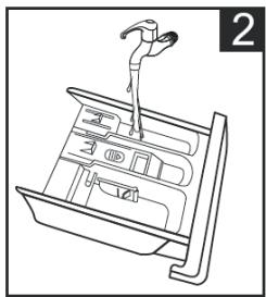DARRYTHOMSON THBI1468WD - Het wasmiddelbakje en de holte reinigen - 2