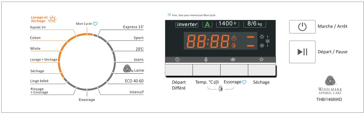 DARRYTHOMSON THBI1468WD - De kastdeur vastmaken - 2