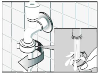 DARRYTHOMSON THBI1468WD - Cleaning the inlet hose and the inlet filter - 1