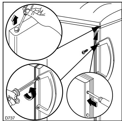 ZANUSSI ZA29S - Réversibilité du portillon du compartmentingnégléateur - 3