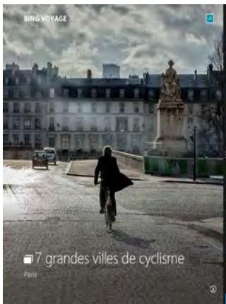 BING VOYAGE 7 grandes villes de cyclisme Paris
