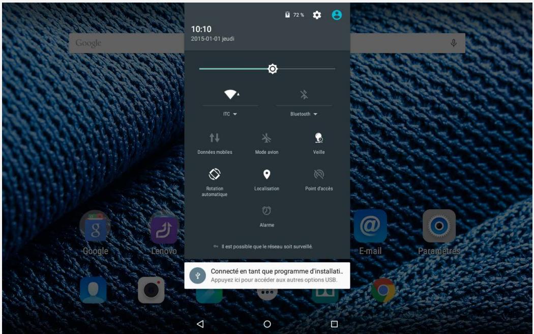 LENOVO TAB A10-30 2-32 - Connexion de votre appareil à un ordinateur - 1