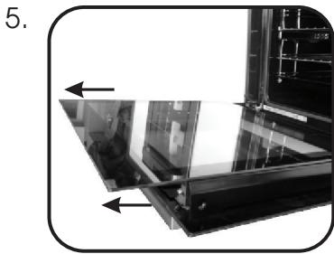 ROSIERES FourRFSHT59E - Retrait et nettoyage des VITRES - 2