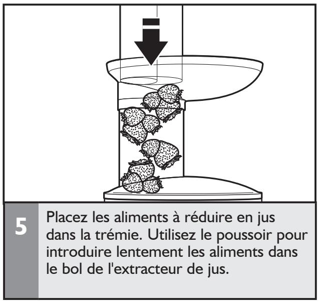 RITCHENAID 5KVJ0111E0B - Avant de commencer l'extraction de jus : - 2