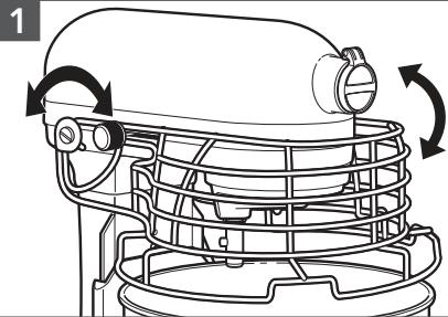 KITCHENAID KFPO919EAC - USARE LA PROTEZIONE DELLA CIOTOLA\* E IL BECCUCCIO VERSATORE\* - 1