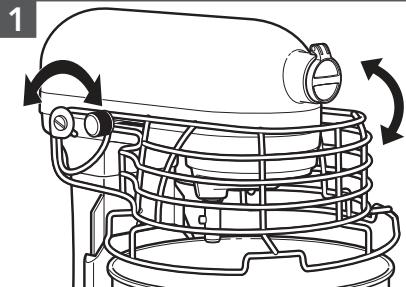 KITCHENAID KFPO919EAC - NOTKUN Á SKÁLARVÖRN\* OG RENNU\* - 1