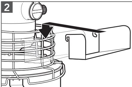 KITCHENAID KFPO919EAC - BRUG AF SKÅLBESKYTTEREN\* OG HÆLDETUDEN\* - 2