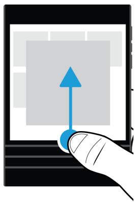 BLACKBERRY PASSPORT - Parcourir l'écran d'accueil - 1
