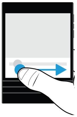 BLACKBERRY PASSPORT - Utiliser un curseur - 1