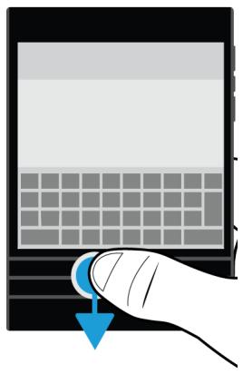 BLACKBERRY PASSPORT - Saisir un symbole ou un chiffre - 1