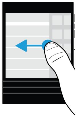 BLACKBERRY PASSPORT - Parcourir l'écran d'accueil - 3