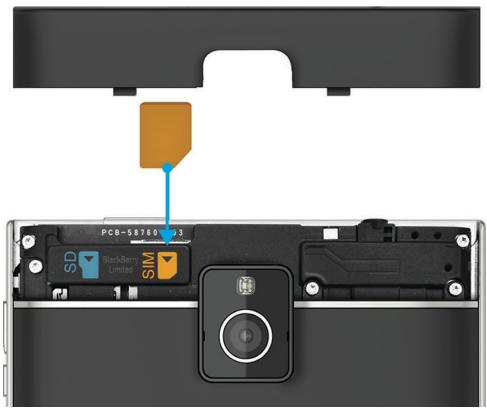 BLACKBERRY PASSPORT - Insérer la carte SIM - 2