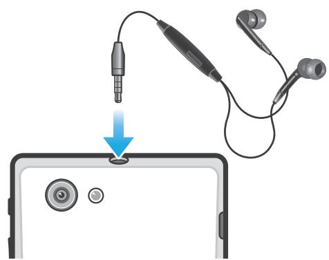 SONY XPERIA J ROSE - Utiliser un casque avec votre téléphone - 1