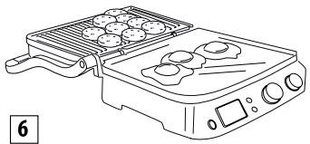 DELONGHI CGH1012D - Position plane (complètement ouverte) - 3