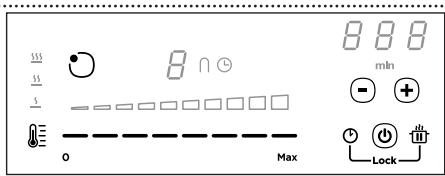 ROBLIN MAESTRO 830 EVAC - Éléments d'affichage et boutons pour les commandes du panneau de cuisson - 1