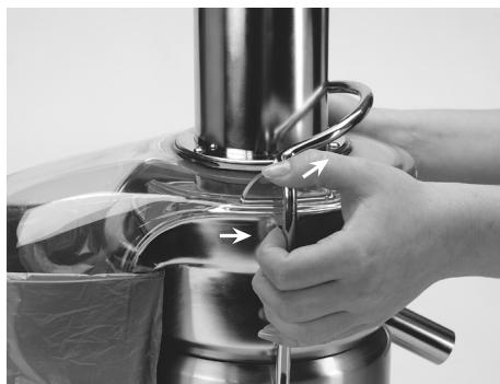 RIVIERA ET BAR PR886A - Après utilisation du disque à jus - 3