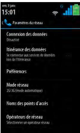 THOMSON SEREA 405 Sil - Si vous n'arriviez pas à vous connecter automatiquement en mode 3G. - 8