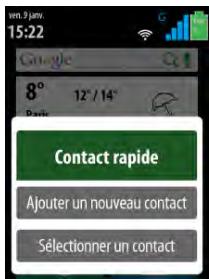 THOMSON SEREA 405 Sil - Définir un contact comme numéro favori - 2