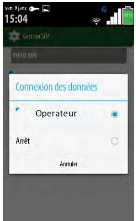 THOMSON SEREA 405 Sil - Connexion avec une carte SIM 3G - 4
